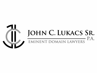 John C. Lukacs, P.A. logo design by dibyo