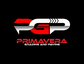 Primavera grading and paving logo design by qqdesigns
