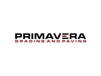 Primavera grading and paving logo design by asyqh