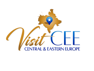 Visit CEE  logo design by megalogos