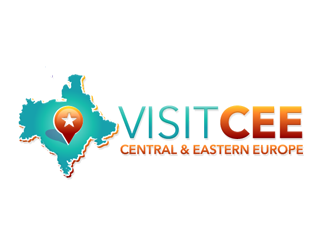 Visit CEE  logo design by megalogos
