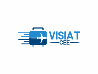 Visit CEE  logo design by ubai popi