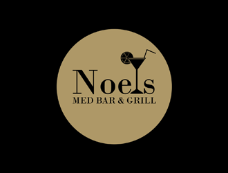 Noels MED BAR & Grill logo design by johana