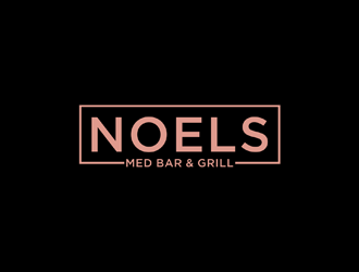 Noels MED BAR & Grill logo design by johana