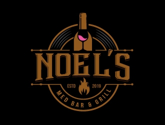Noels MED BAR & Grill logo design by Conception