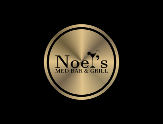 Noels MED BAR & Grill logo design by giphone