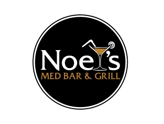 Noels MED BAR & Grill logo design by ElonStark