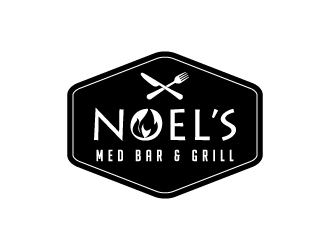 Noels MED BAR & Grill logo design by jaize