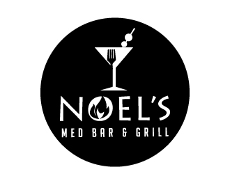 Noels MED BAR & Grill logo design by jaize