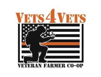 Vets 4 Vets logo design by aladi