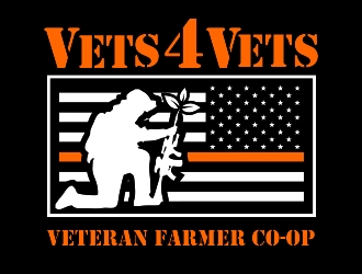 Vets 4 Vets logo design by ruki
