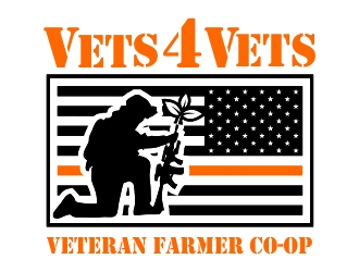 Vets 4 Vets logo design by ruki