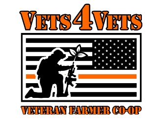 Vets 4 Vets logo design by ruki
