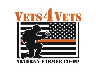 Vets 4 Vets logo design by aladi