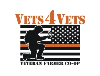 Vets 4 Vets logo design by aladi