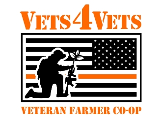 Vets 4 Vets logo design by ruki
