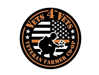 Vets 4 Vets logo design by Roma