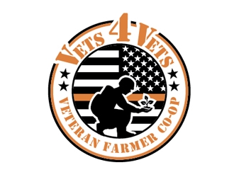 Vets 4 Vets logo design by Roma