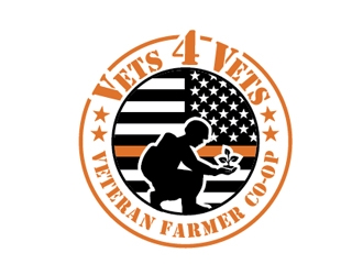 Vets 4 Vets logo design by Roma