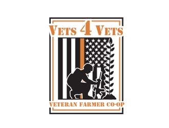 Vets 4 Vets logo design by Roma