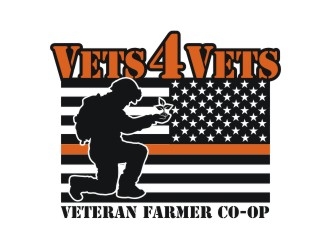 Vets 4 Vets logo design by aladi