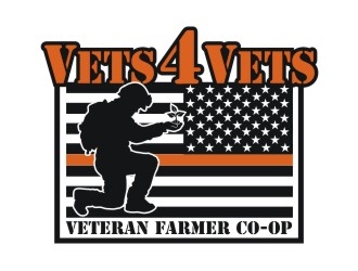Vets 4 Vets logo design by aladi