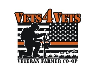 Vets 4 Vets logo design by aladi