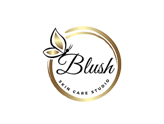 Blush Skin Care Studio logo design by wonderland