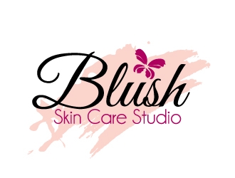Blush Skin Care Studio logo design by ElonStark
