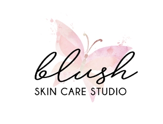 Blush Skin Care Studio logo design by ingepro
