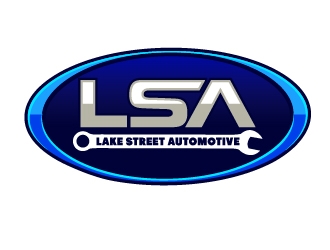 Lake Street Automotive  logo design by Ultimatum