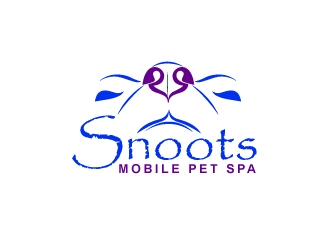 Snoots Mobile Pet Spa logo design by uttam