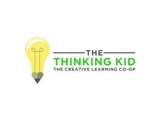 The Thinking Kid - The Creative Learning Co-op logo design by johana