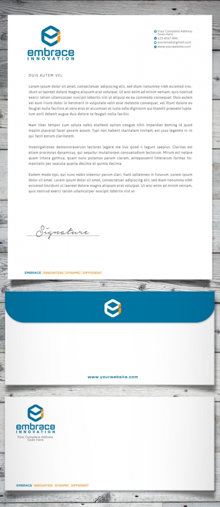 Embrace Innovation logo design by scriotx