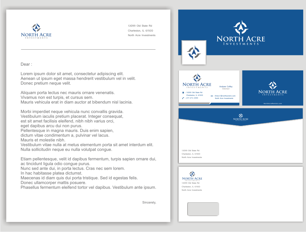 North Acre Investments logo design by Franky.