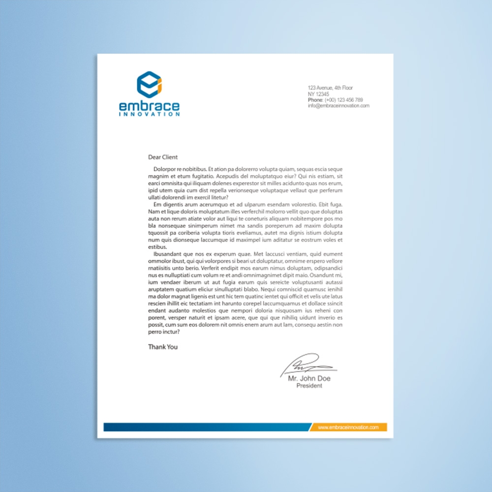 Embrace Innovation logo design by Kindo