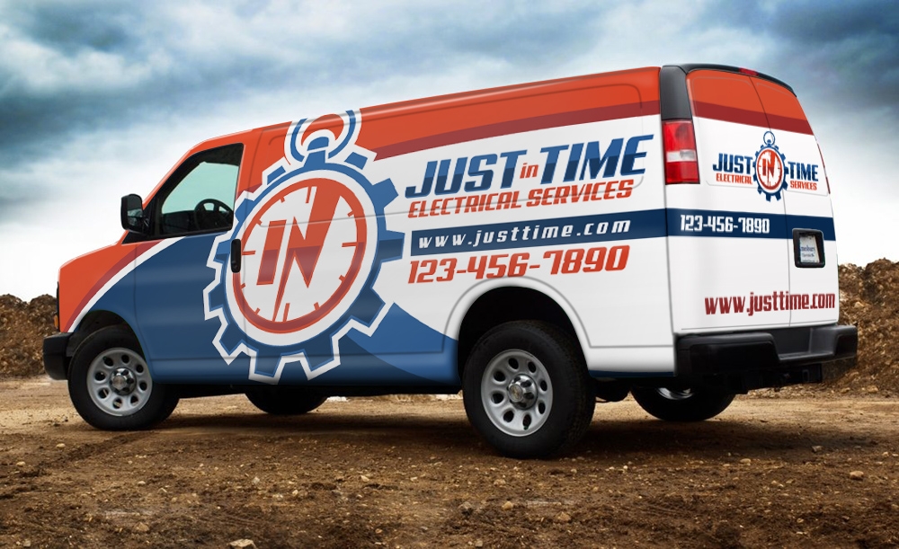 Just In Time Electrical Services logo design by scriotx
