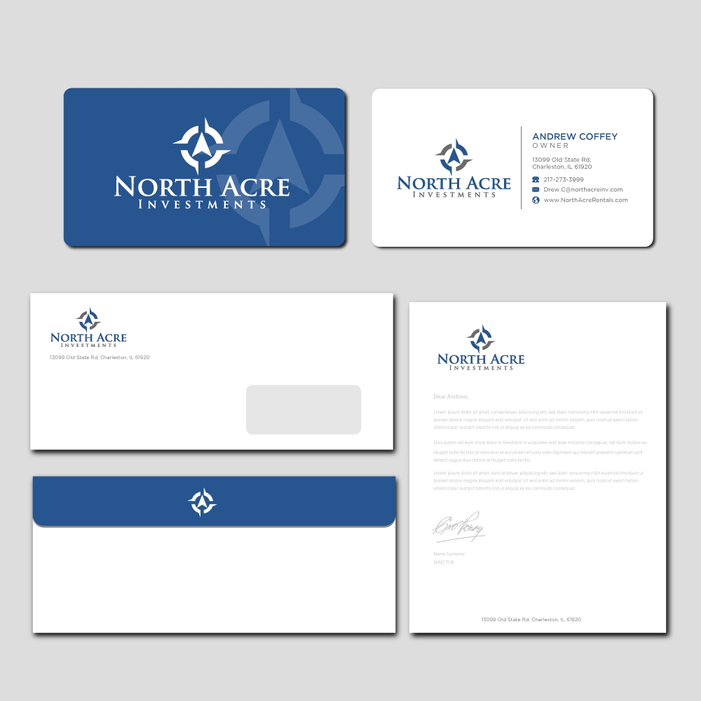 North Acre Investments logo design by labo