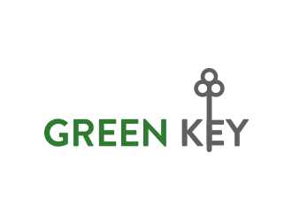 Green Key logo design by keylogo