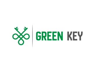 Green Key logo design by fawadyk