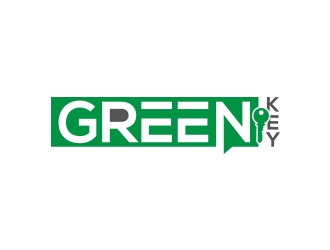 Green Key logo design by fawadyk