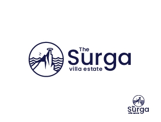 The Surga villa estate logo design by pace