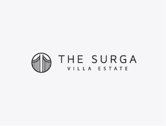 The Surga villa estate logo design by VissartMedia