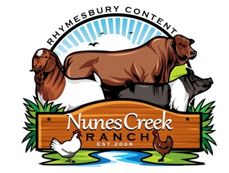 Nunes Creek Ranch logo design by shere