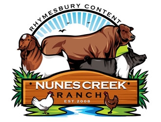 Nunes Creek Ranch logo design by shere