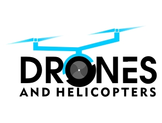Drones and Helicopters logo design by hallim