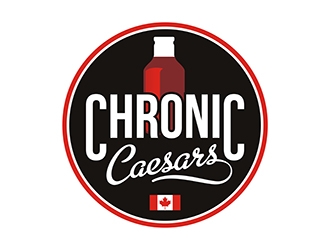 Chronic Caesars logo design by gitzart