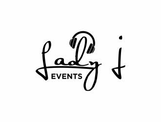 Lady J Events logo design by ammad