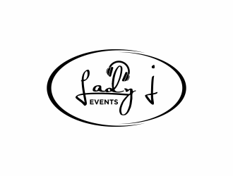 Lady J Events logo design by ammad