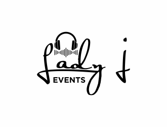 Lady J Events logo design by ammad